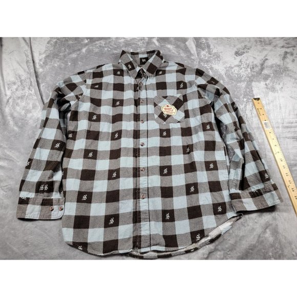 Magellan Flannel Shirt‎ Men's Medium Shiner Bock Long Sleeve plaid Classic Fit - Picture 1 of 7